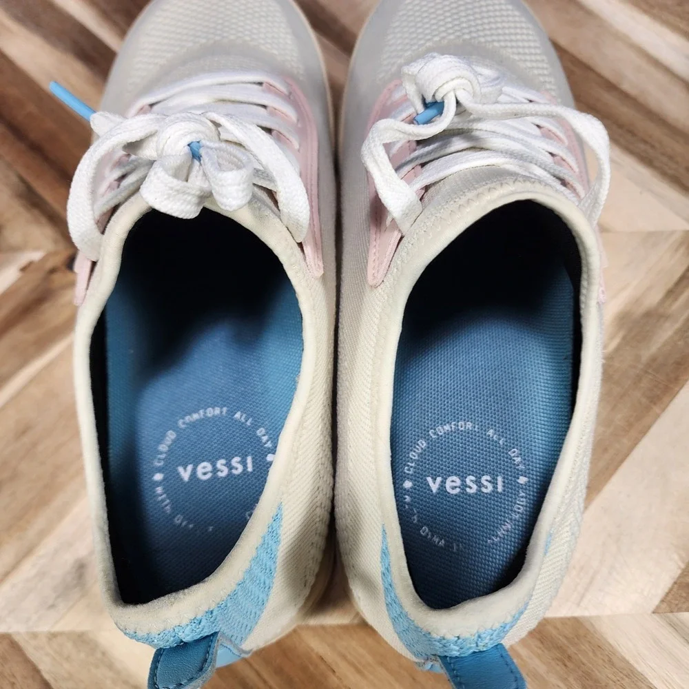 Vessi Weekend Classic Waterproof Knit Sneakers Venice Women's Size 10